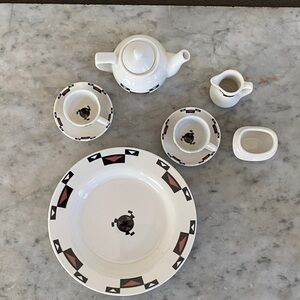 Yosemite AHWAHNEE Hotel Children’s China Tea Party Set-rare